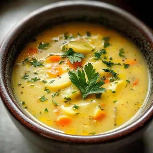 Italienische Kartoffelsuppe