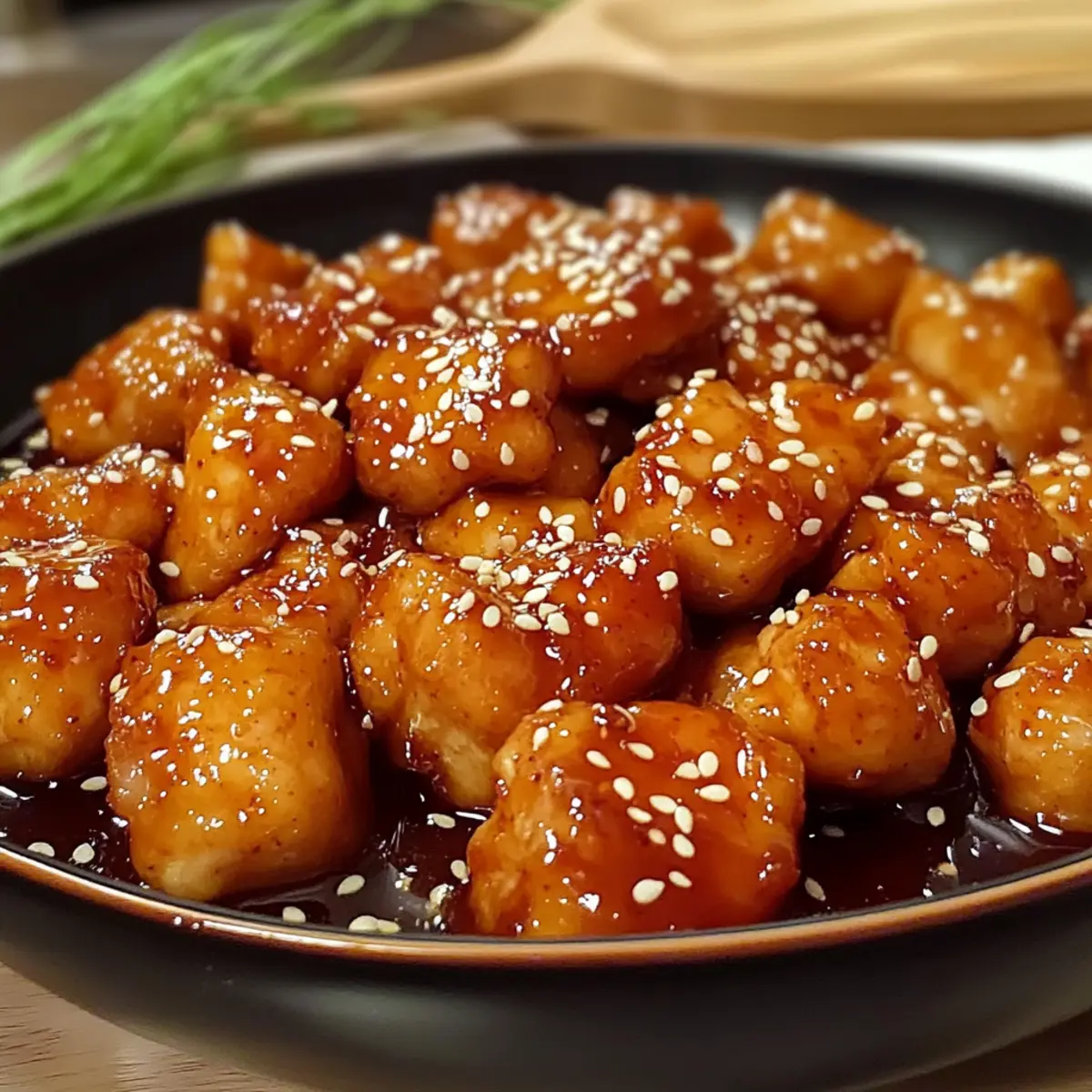 Schnelles Honig-Sesam-Hähnchen