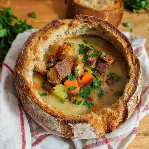 Würzige Brotsuppe