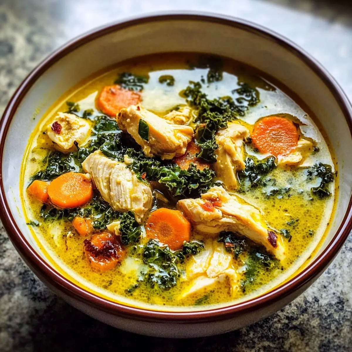 Antientzündliche Kurkuma-Hühnchensuppe Rezept