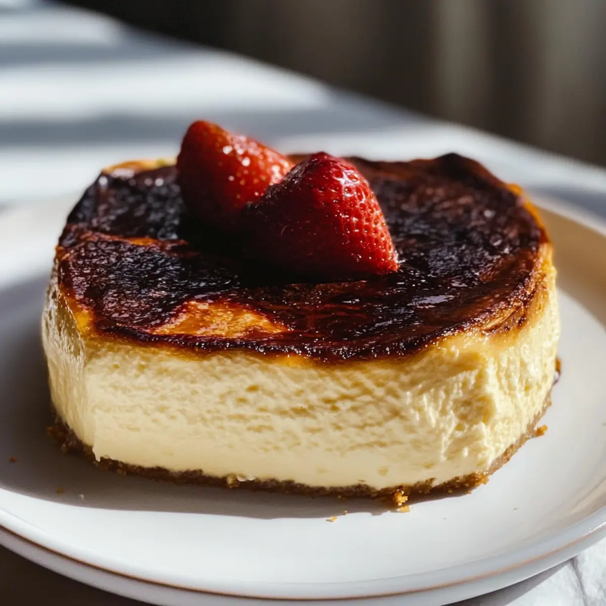 Baskischer San Sebastian Käsekuchen