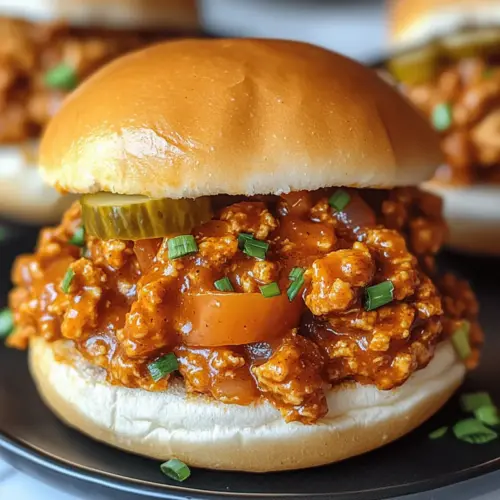Einfache Cajun-Hühnchen Sloppy Joes Rezept