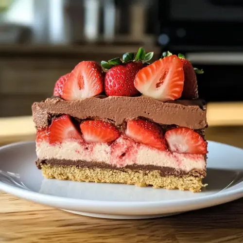 Erdbeer Schokomousse Torte