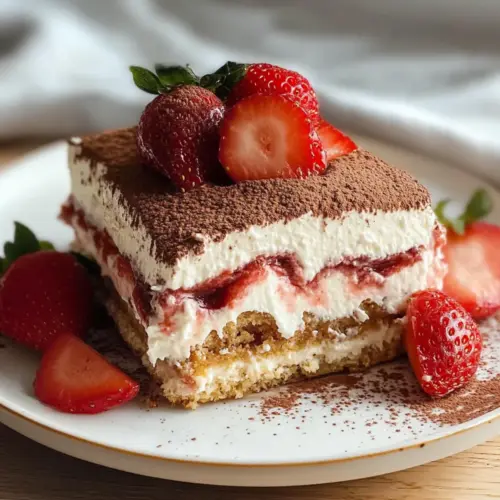 Erdbeer Tiramisu