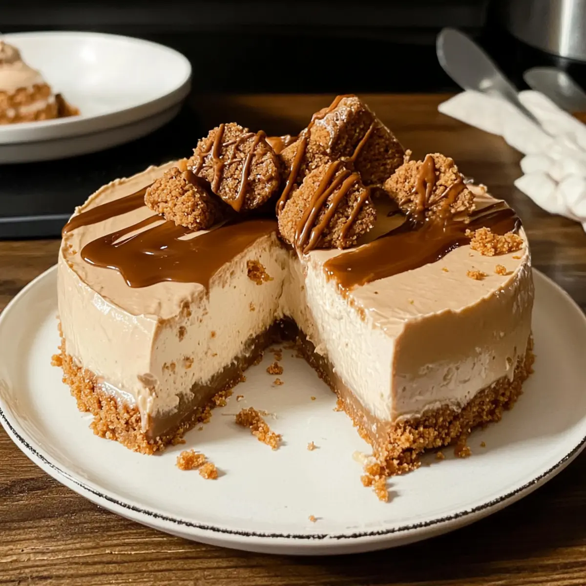 Leckeres Lotus Cheesecake Rezept ohne Backen (Lotus Creme & Kekse)