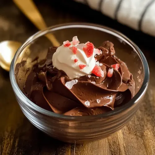 Mousse au Chocolat ohne Ei