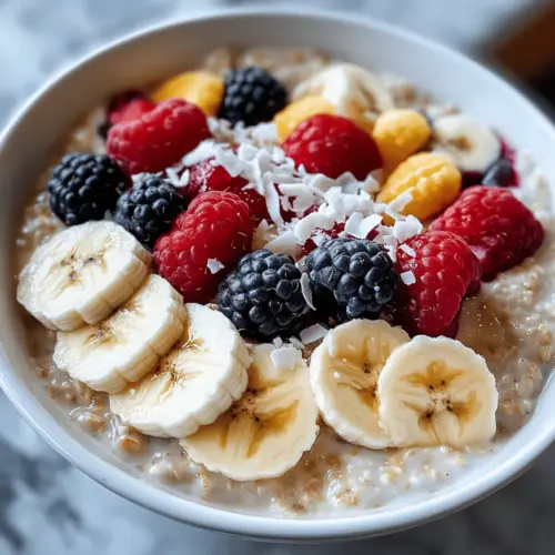 Leckere Kokosnusscreme Haferflocken Rezept