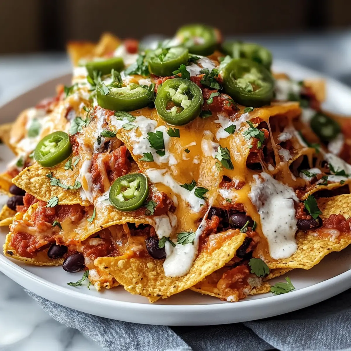 Einfache Air Fryer Nachos (In 5 Minuten fertig)