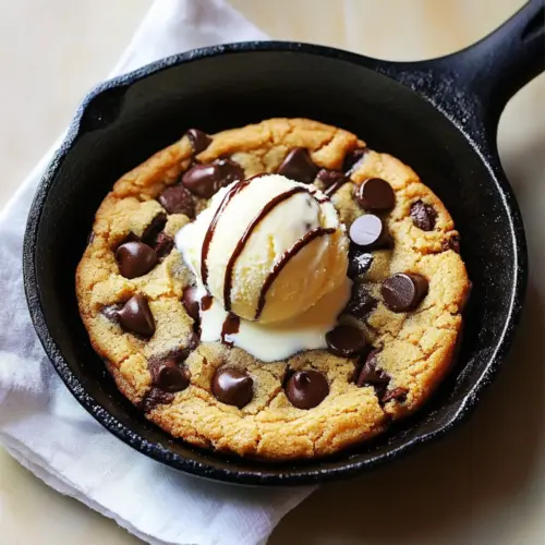 Schokoladenstückchen-Pfannenkeks