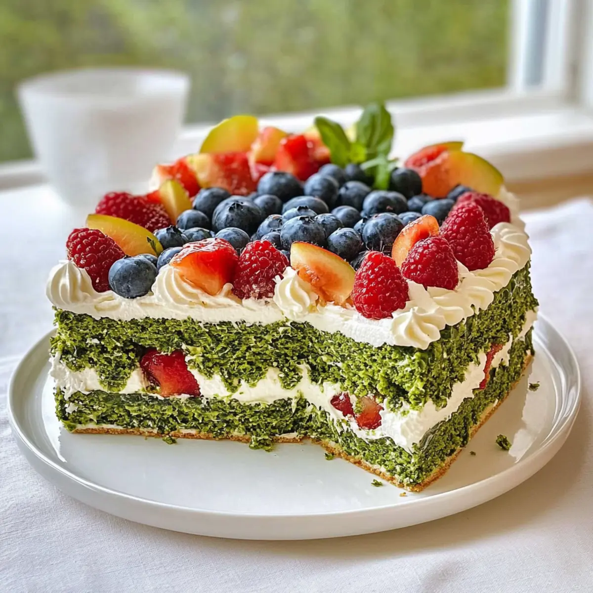 Moostorte mit Beeren