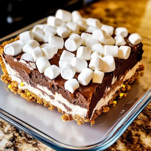 Kein-Backen S’mores Pudding Kuchen