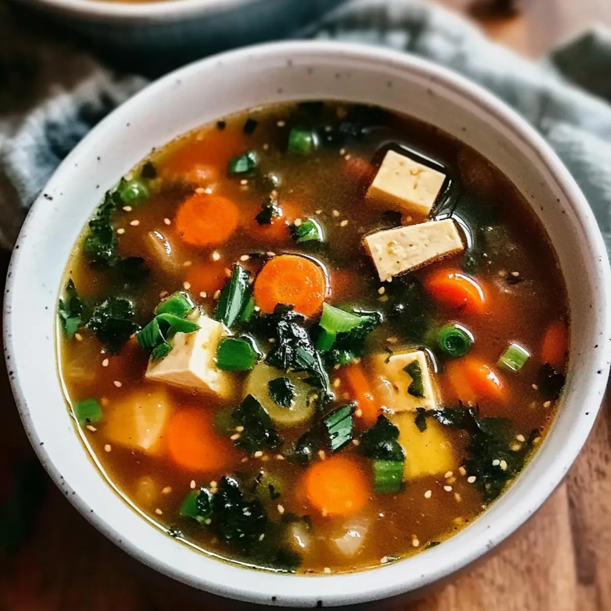 Rezept für reinigende Wintergemüse-Miso-Suppe