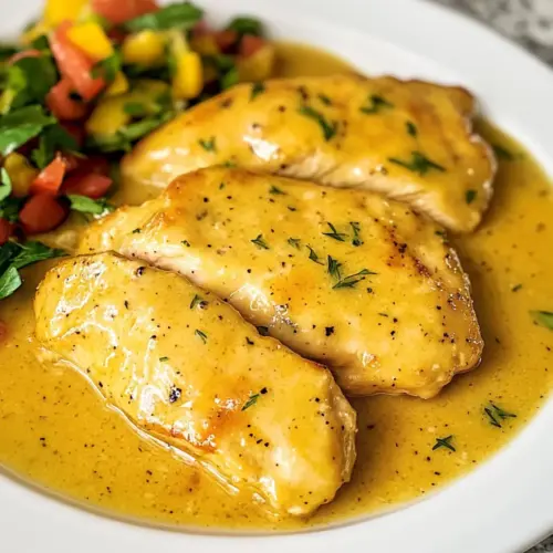 Cremige Honigsenf-Hähnchen