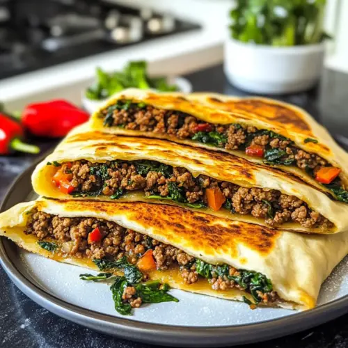 Gözleme mit Hackfleisch