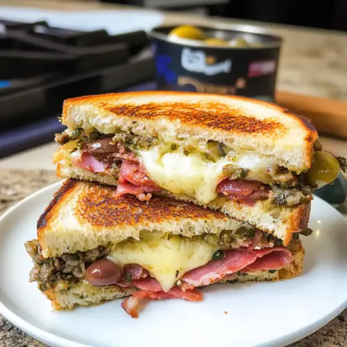 Muffaletta Gegrillter Käse