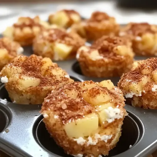 Zimt-Apfel-Hüttenkäse-Häppchen