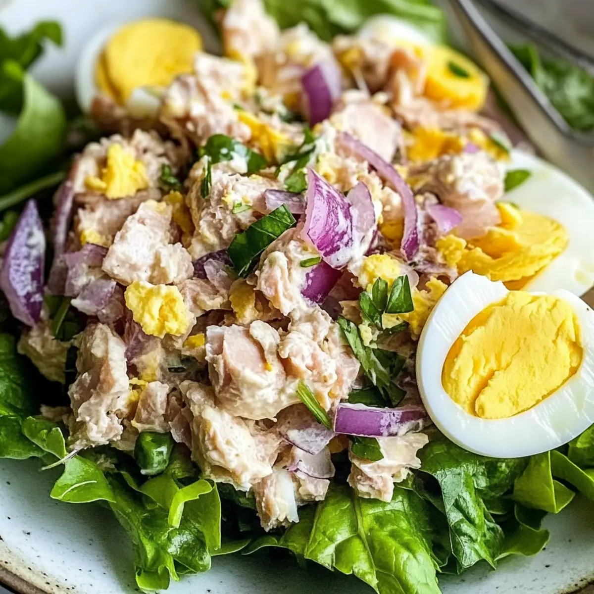 Thunfisch-Ei-Salat