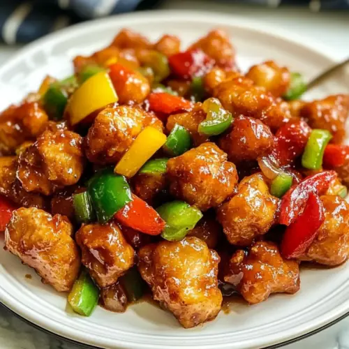 Luftfritteuse Süßsauer Hähnchen