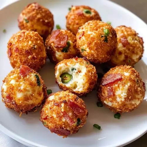 Speck Jalapeño Popper Käsebällchen