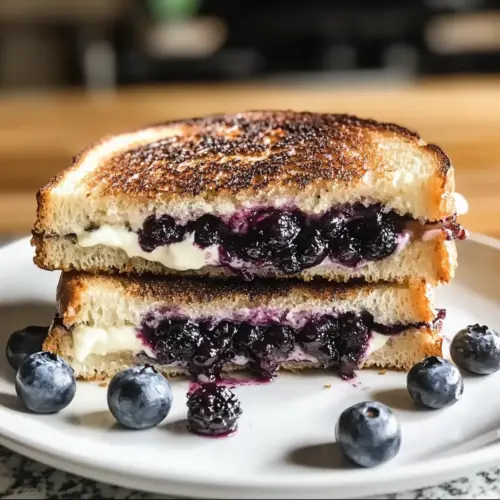 Blaubeer-Grilled Cheese
