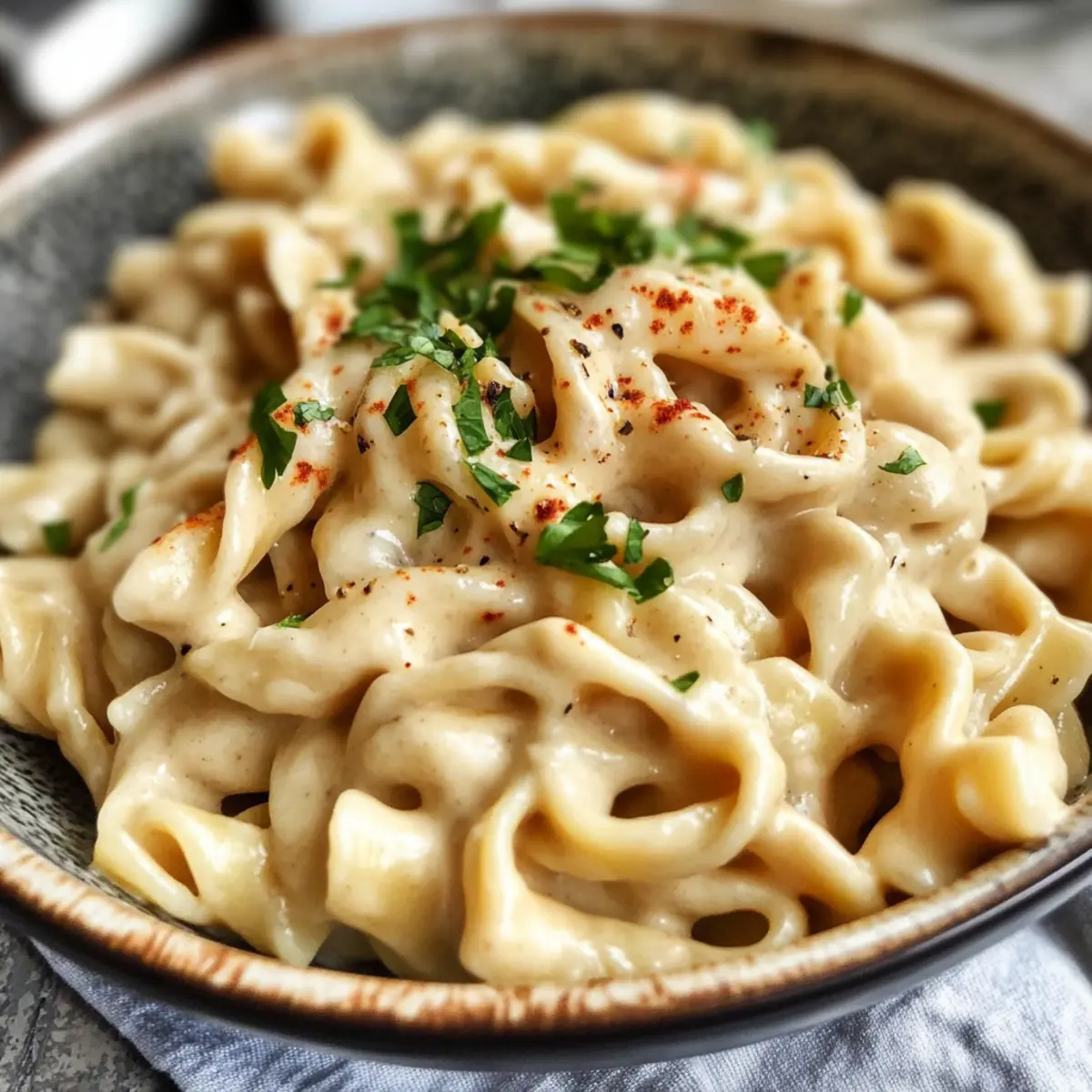 Cremige Weiße Bohnen Pasta