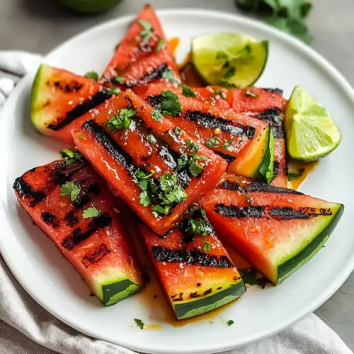 Gegrillte Wassermelone