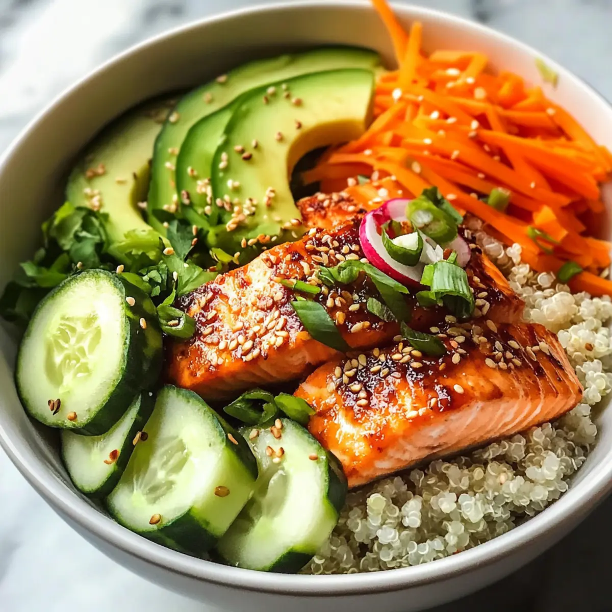 Knusprige Lachs Bowls