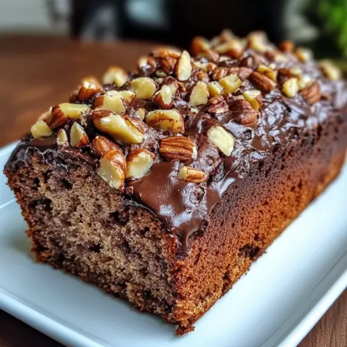 Schoko-Bananenbrot mit Nüssen einfach backen